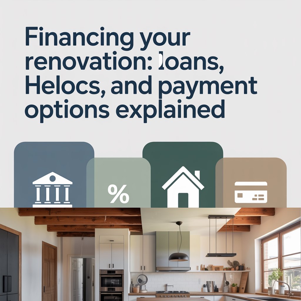 Financing Your Renovation Loans, HELOCs, and Payment Options Explained