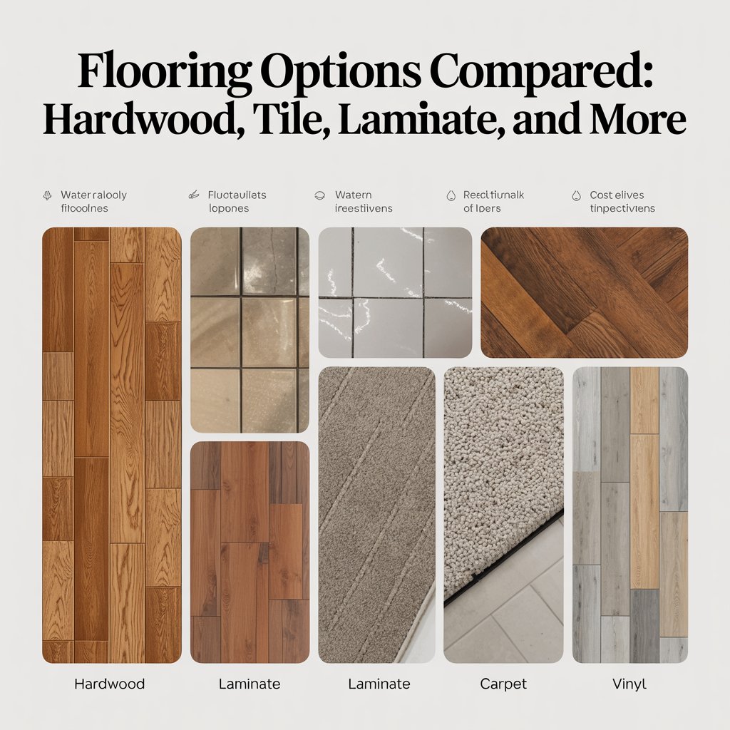 Flooring Options Compared Hardwood, Tile, Laminate, and More