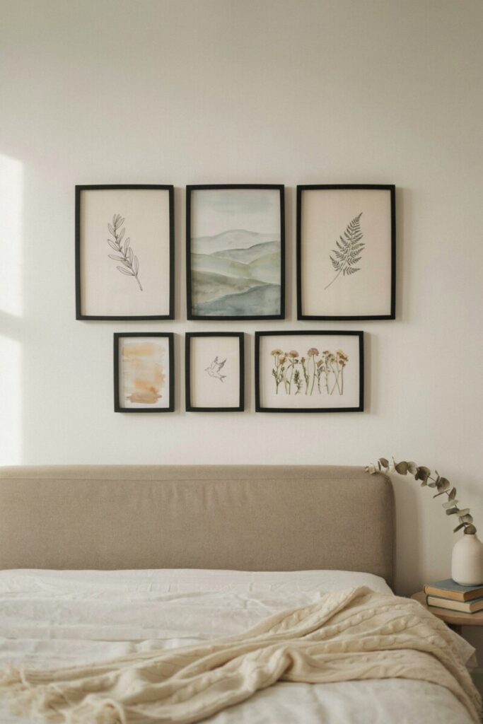 Gallery Wall Ideas for Bedroom