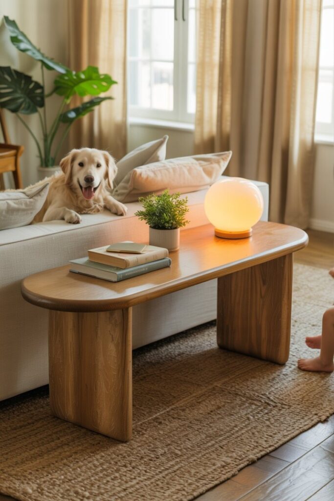 Kid- and Pet-Friendly Console Ideas