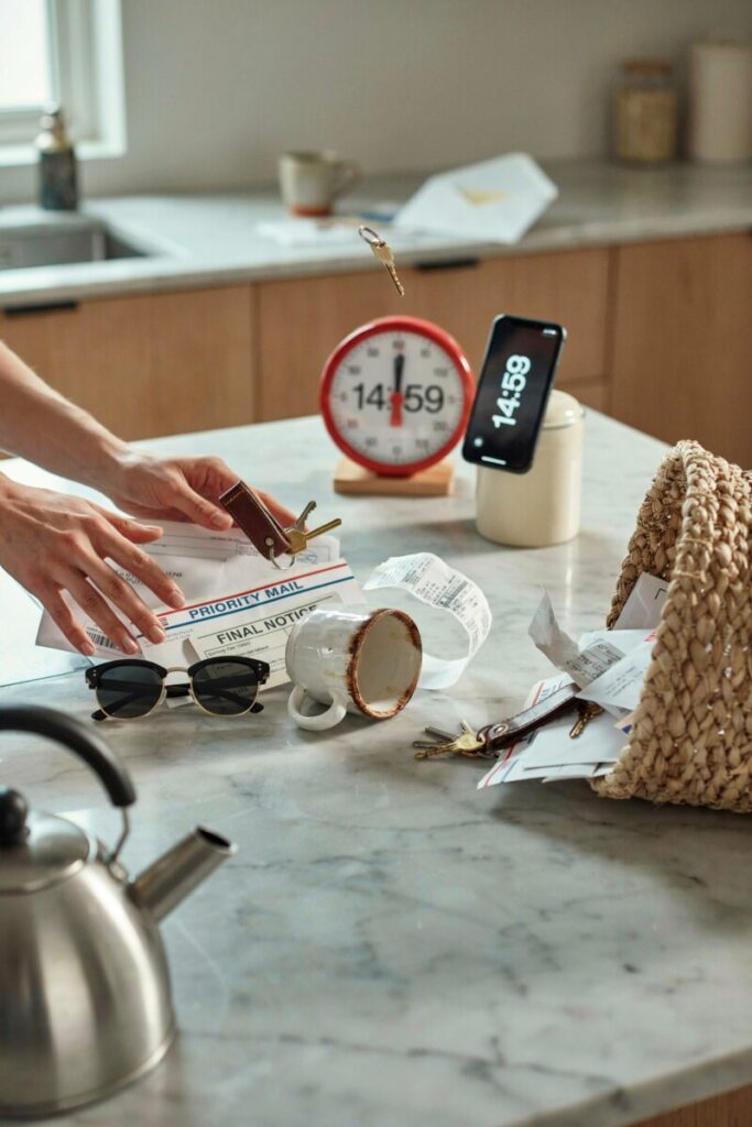 15-minute-decluttering-blitz-kitchen-island