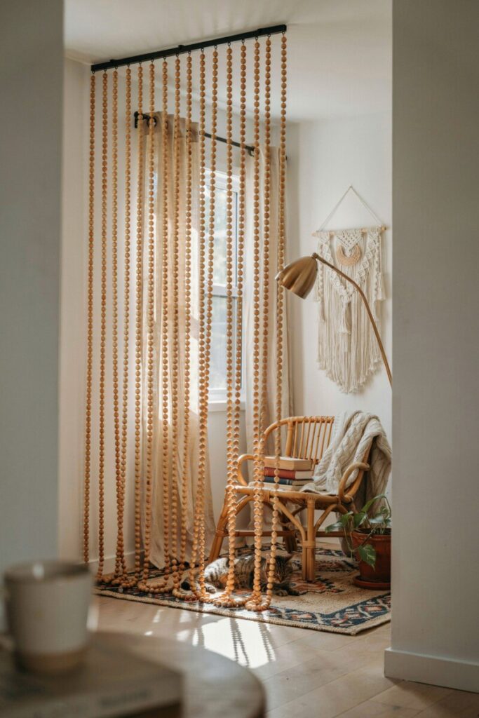 Beaded Room Divider