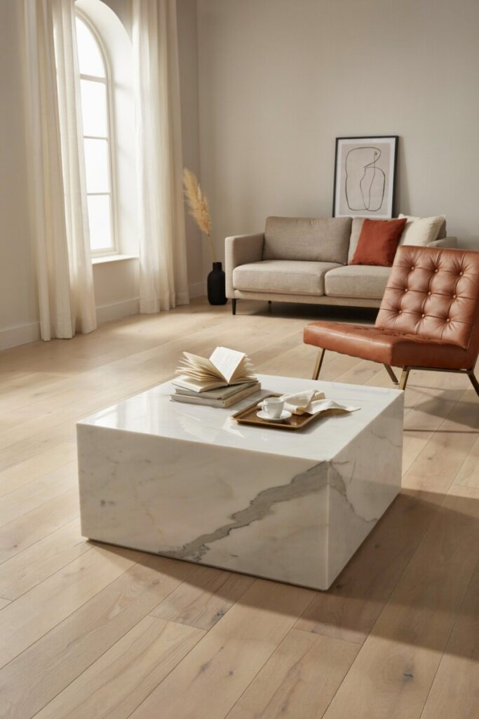 Carrara Marble Plinth
