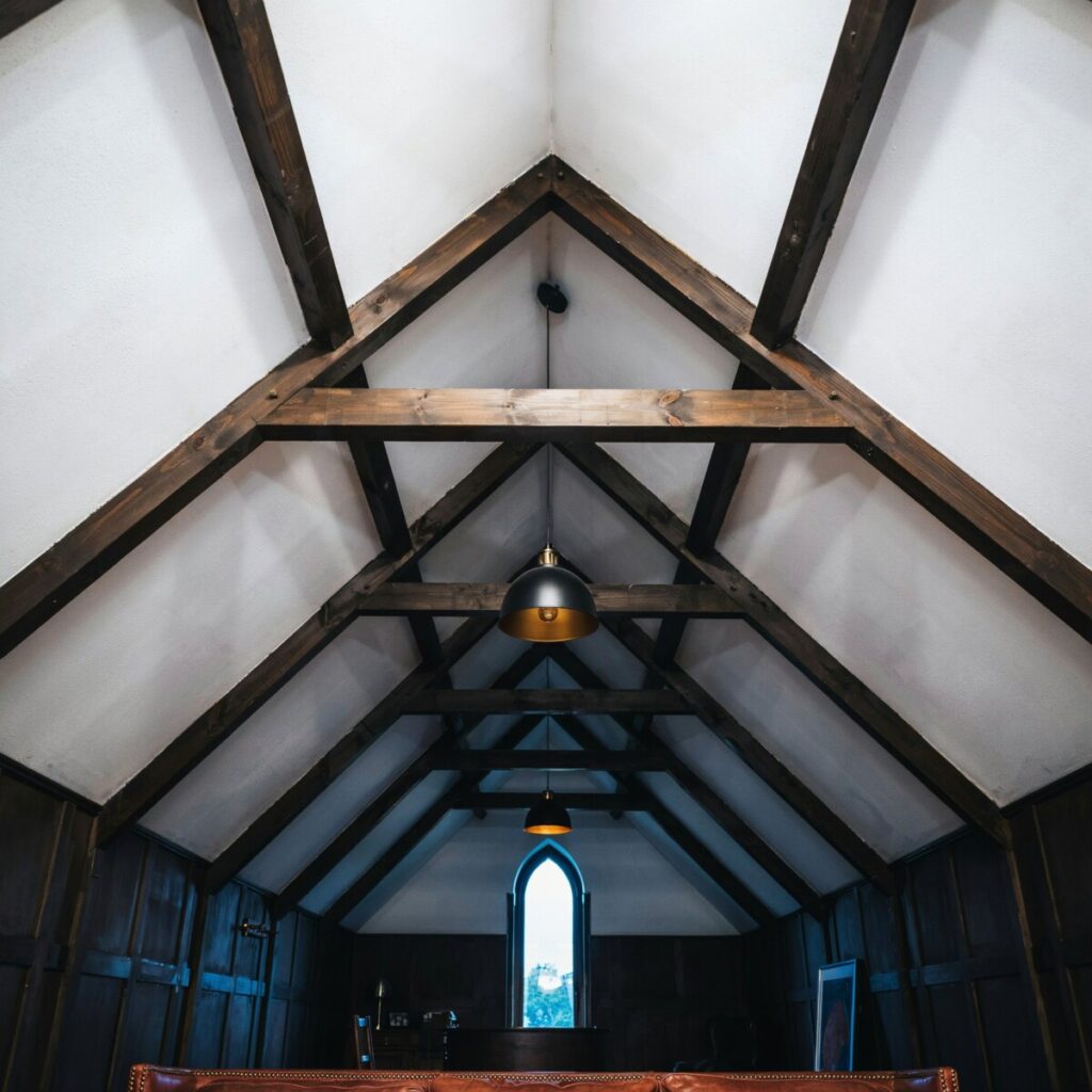Dark Beams on a Bright Ceiling