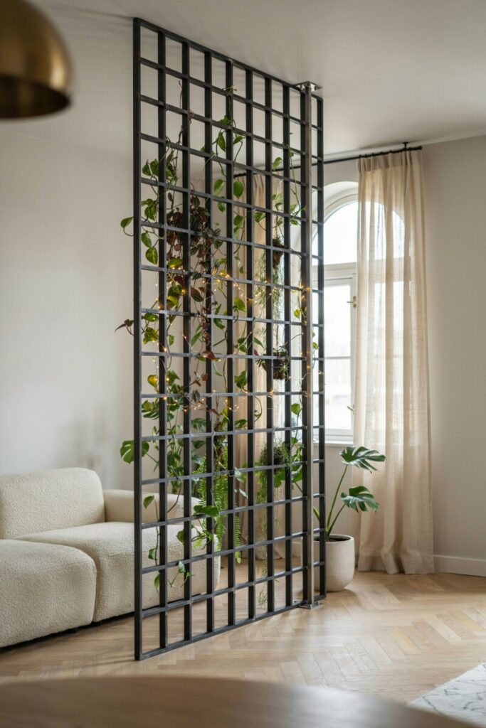 Metal Room Divider (GridMesh)

