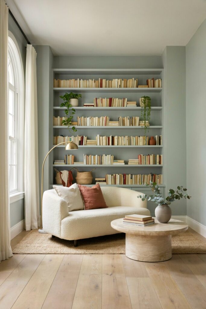 Push Storage Vertically with Shelves and Wall Units