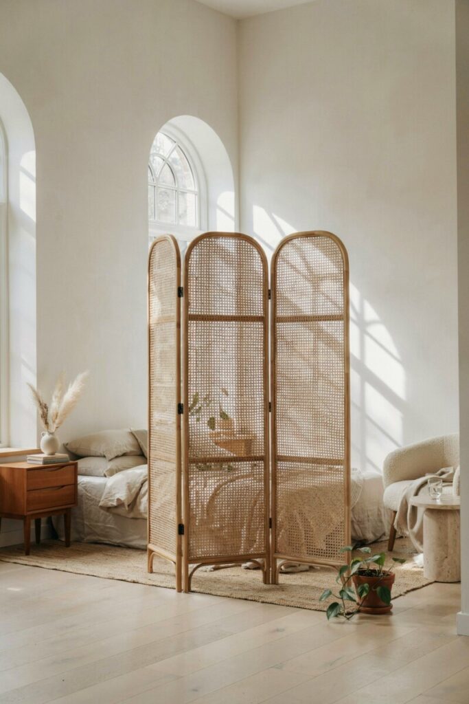 Rattan Room Divider