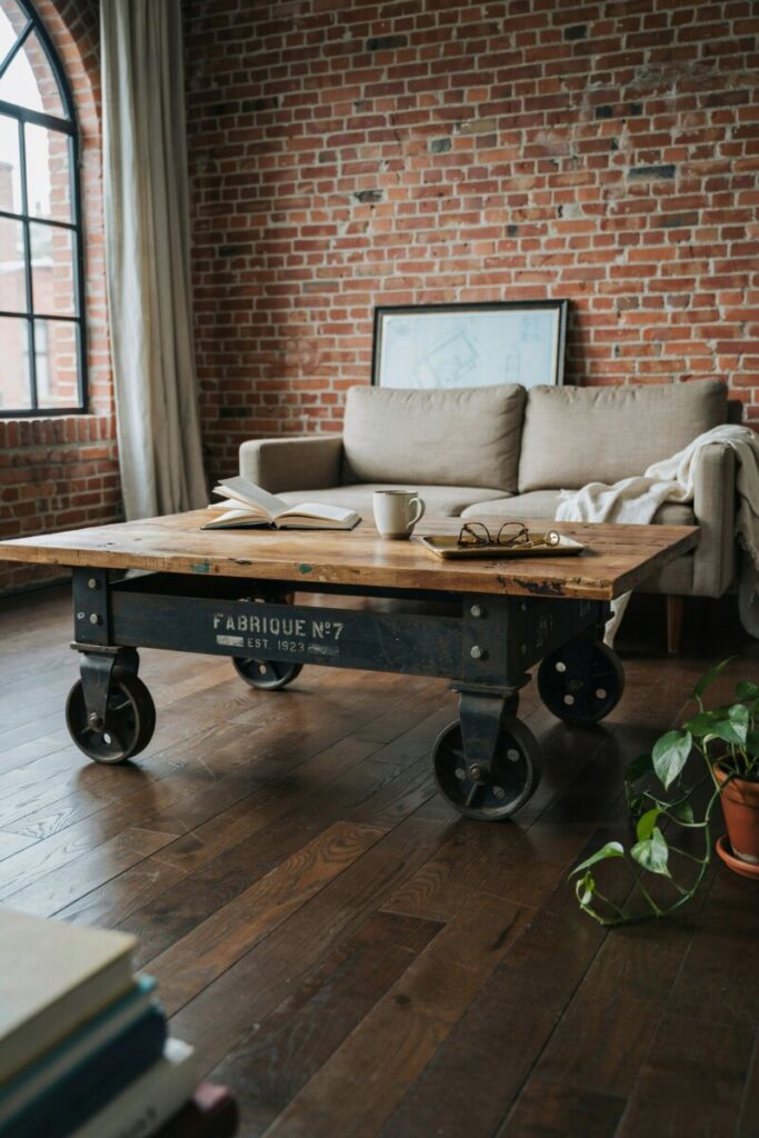Reclaimed Factory Cart
