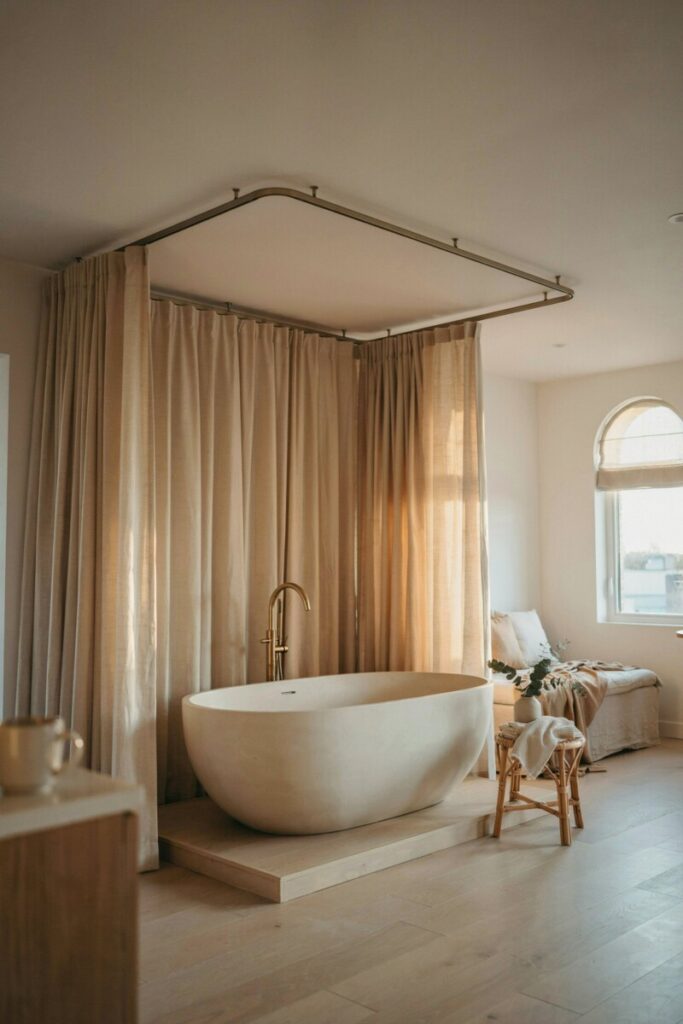 Room Divider Curtains with Track
