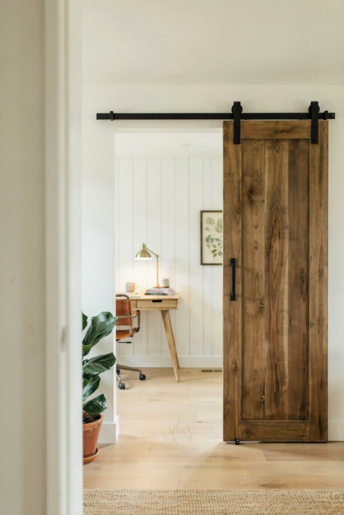 Room Divider with Door (Barn Door)
