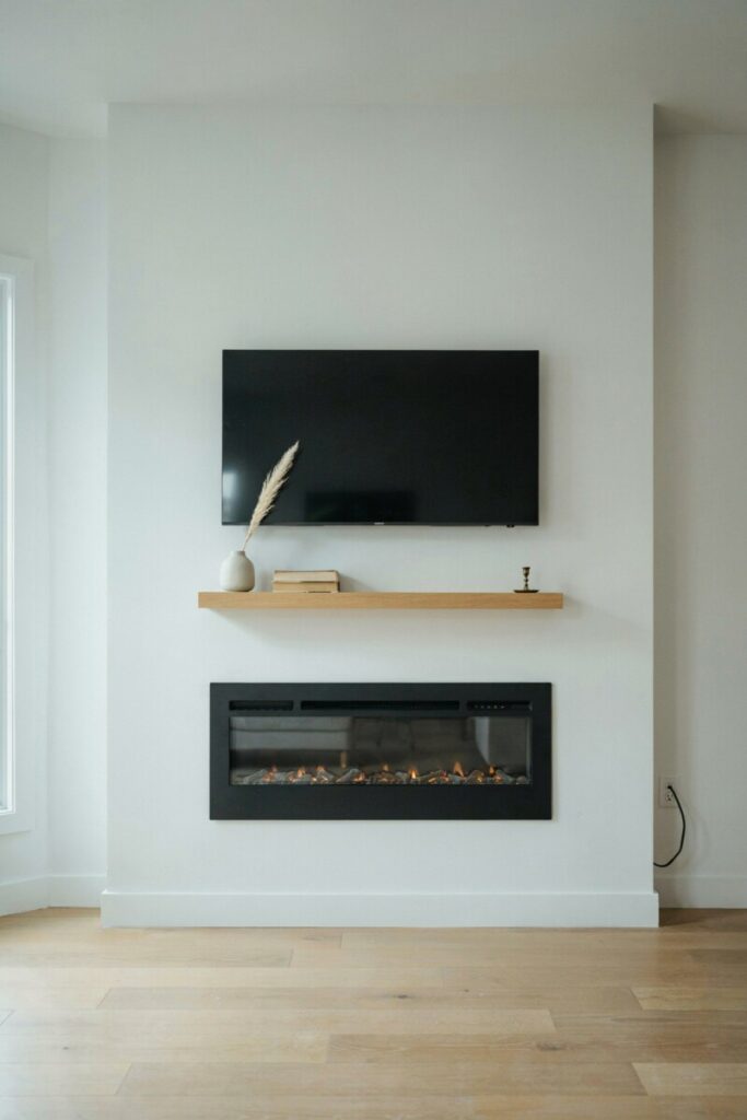 Use a Wall-Mounted TV to Save Floor Space