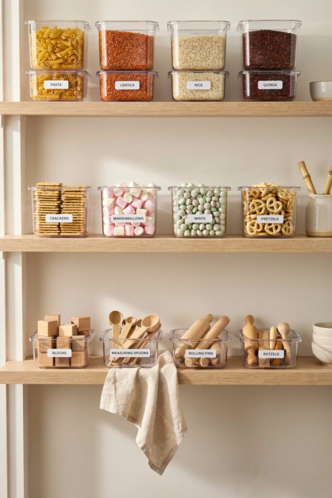 organized-pantry-clear-bins-storage-solutions