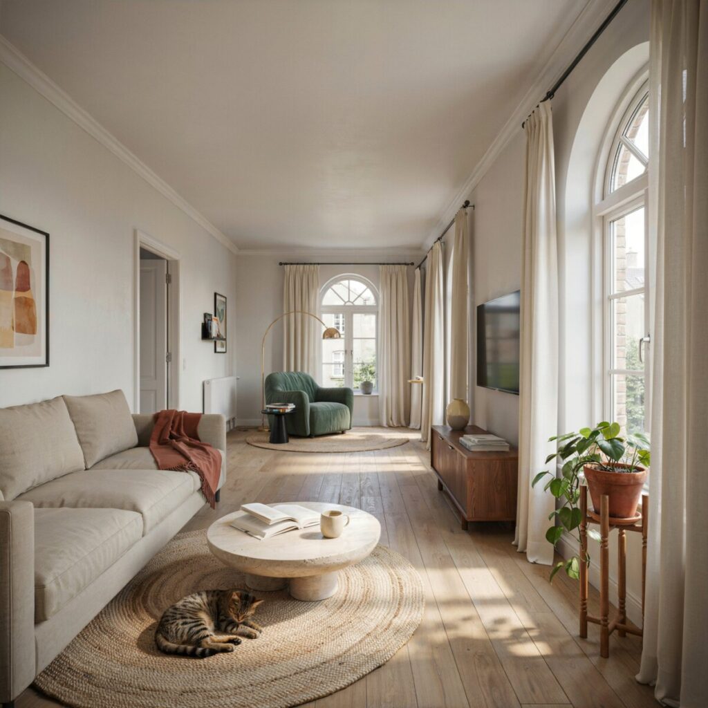 Arrange Furniture in a Long Narrow Living Room