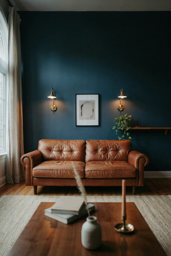 Bold and Dark Accent Wall Colors