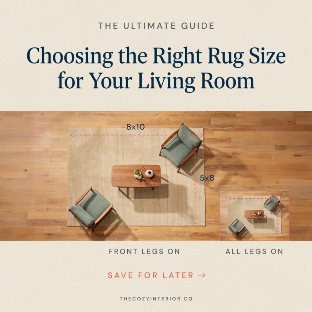 Choosing the Right Rug Size for Your Living Room