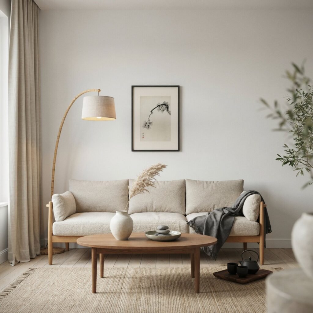 Japandi Living Room Ideas