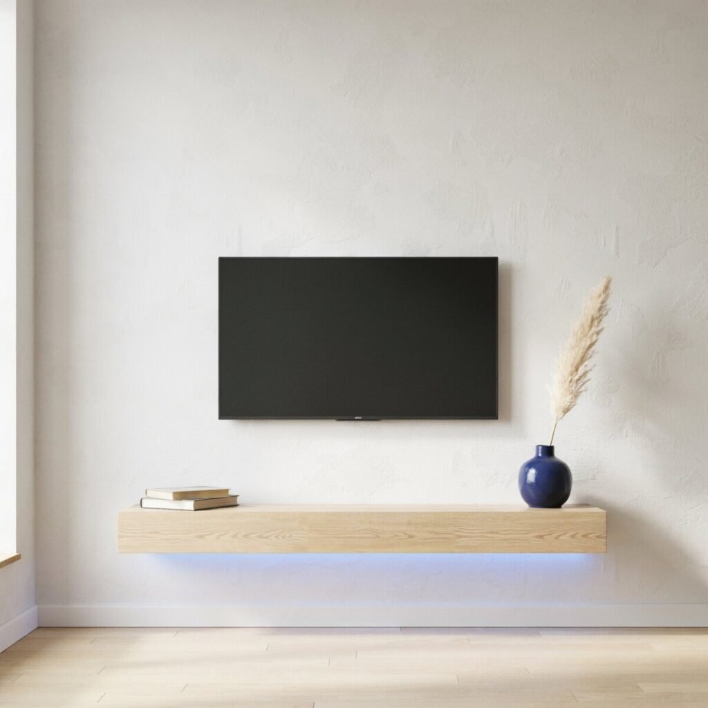 Minimalist TV Wall Accent