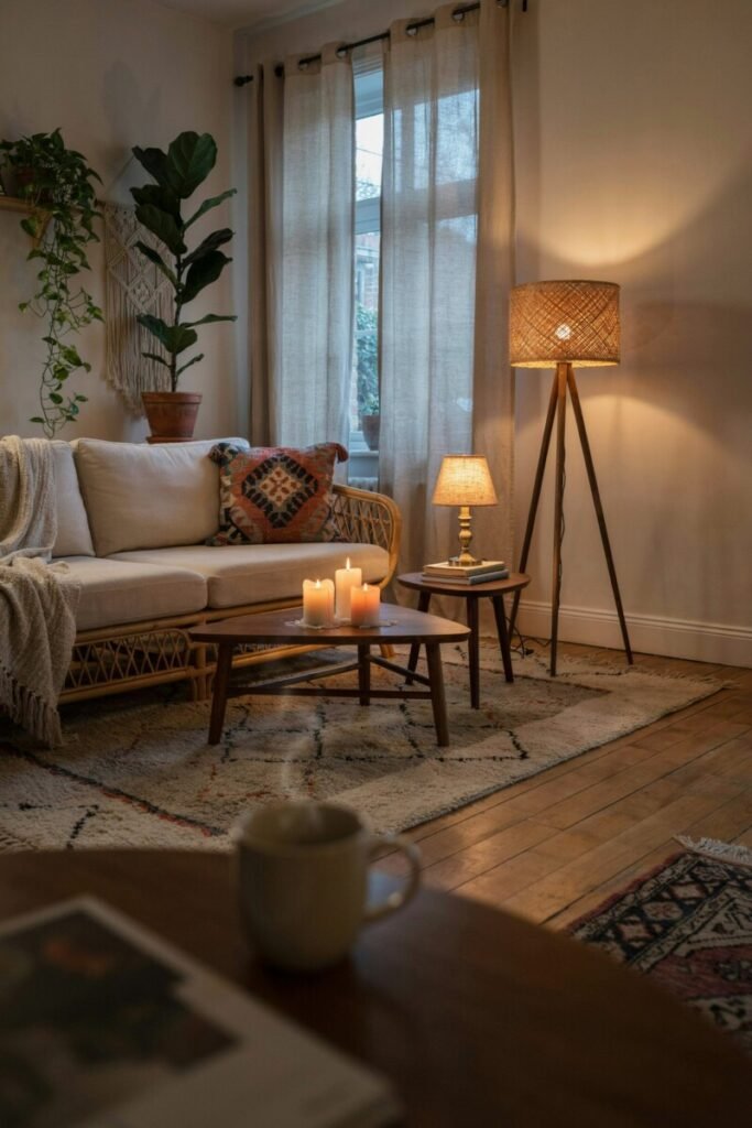 Use Warm, Layered Lighting
