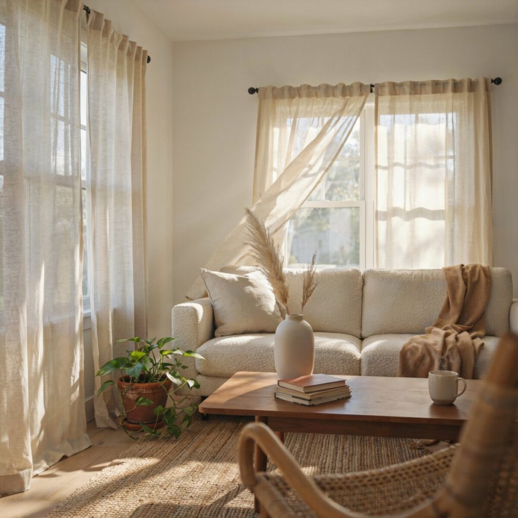 Warm Minimalist Living Room Decor Ideas