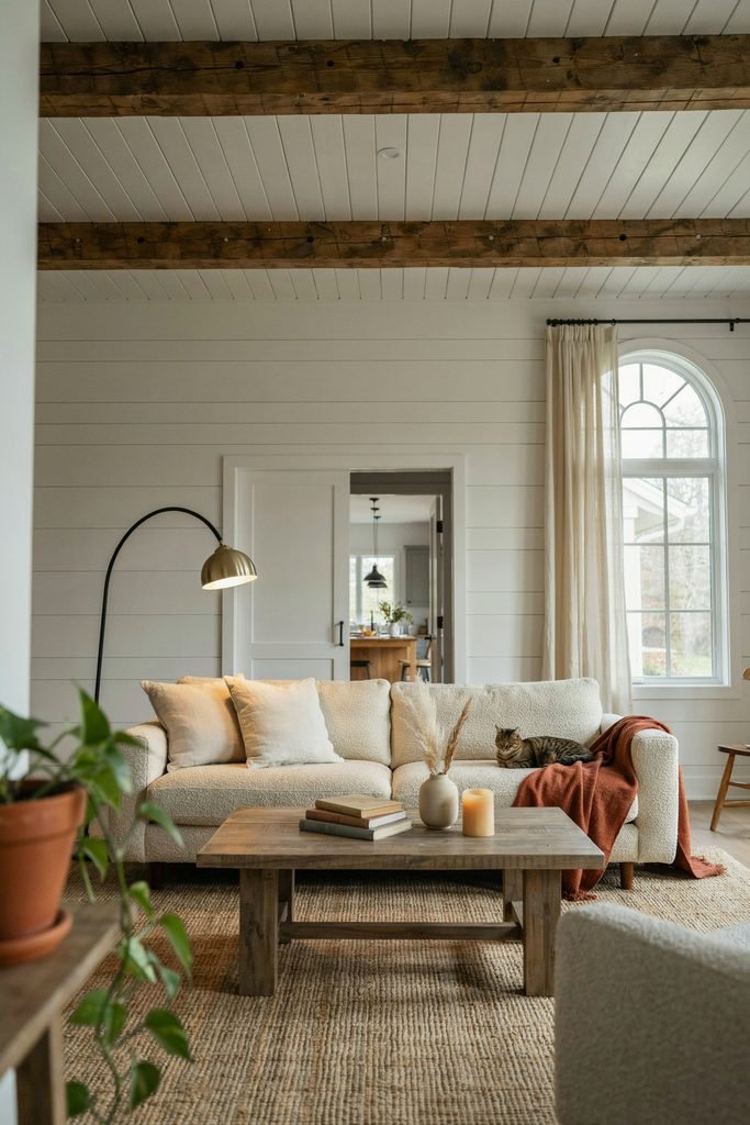 Bring Warmth Upward With Paint, Wood, and Architectural Detail