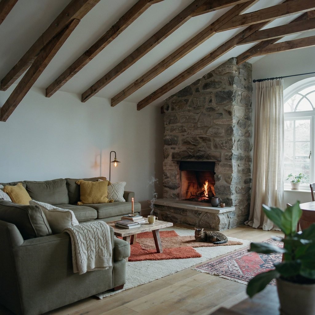 How to Decorate a High-Ceiling Living Room