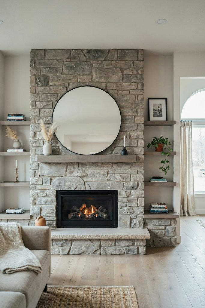 Make the Fireplace or Main Wall a Strong Focal Point
