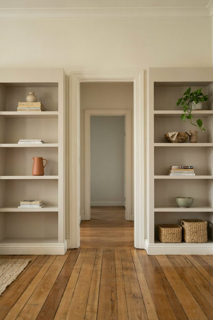 Built-In Shelving and Functional Storage
