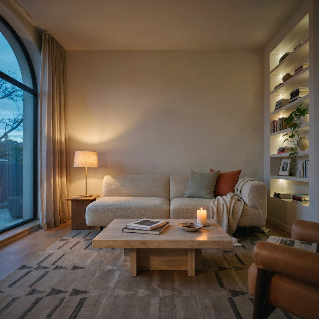 Light a Living Room with No Overhead Ceiling Lights