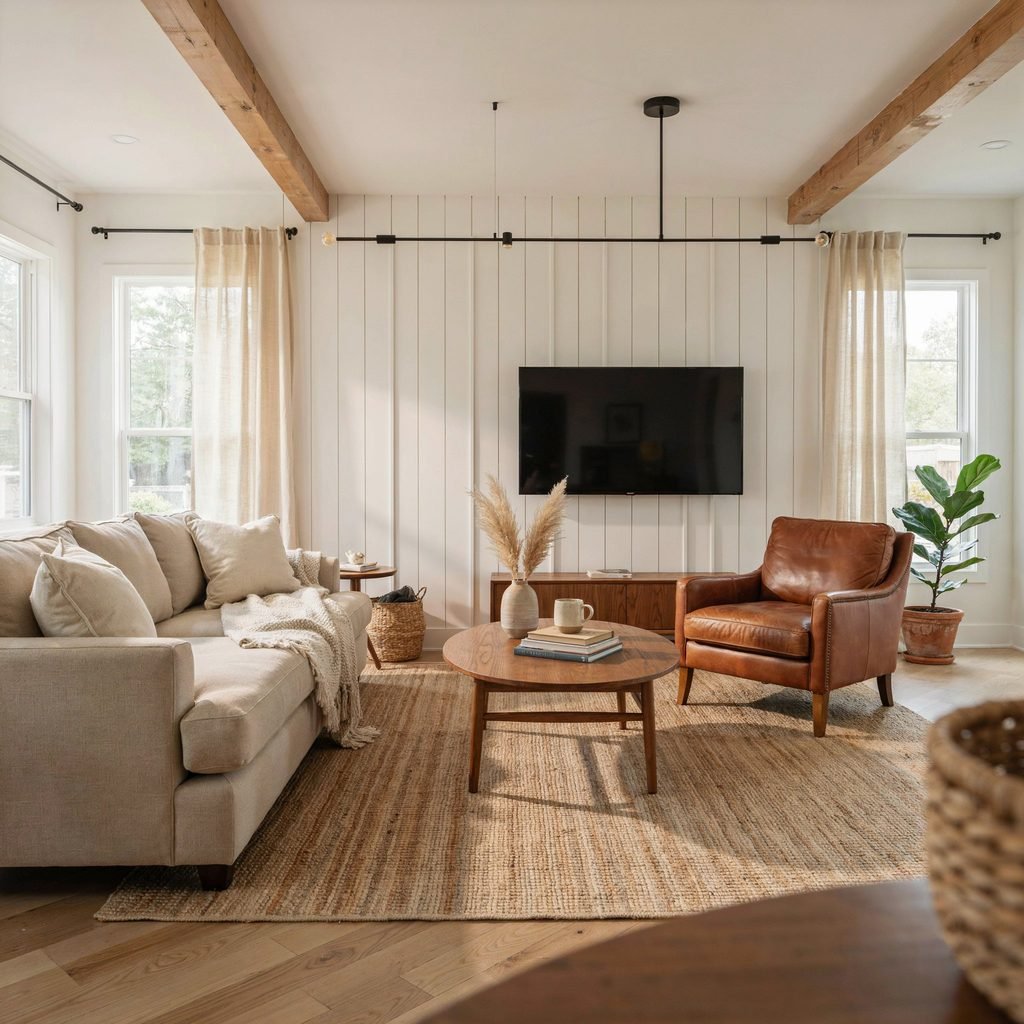 Modern Farmhouse Living Room Decor Trends